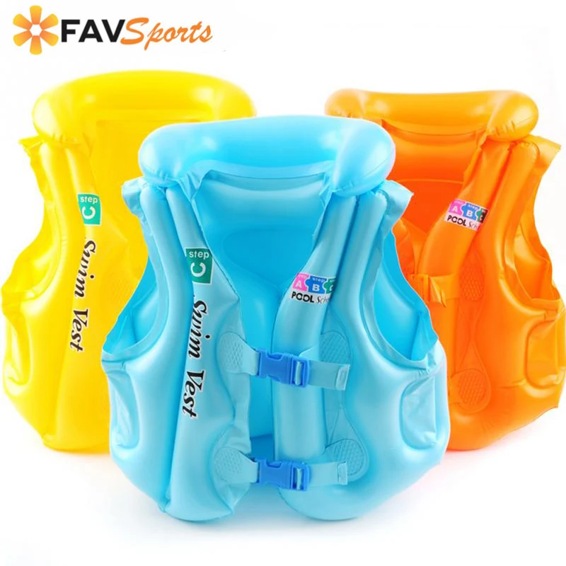 Летняя Детская Надувная Спасательная куртка для плавания спасательные куртки