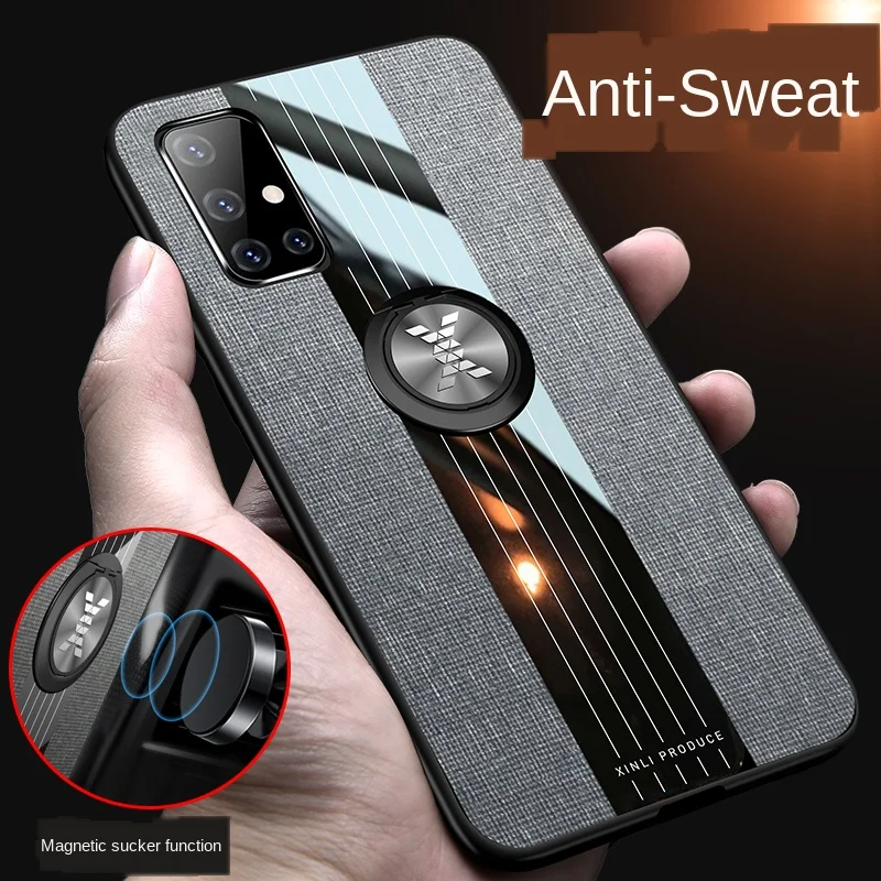 

Case For Samsung Galaxy A71 Case Shockproof Magnet Car Cover Ring Holder Shell Soft Slim Case On For Samsung A51 A 71 51 Cover