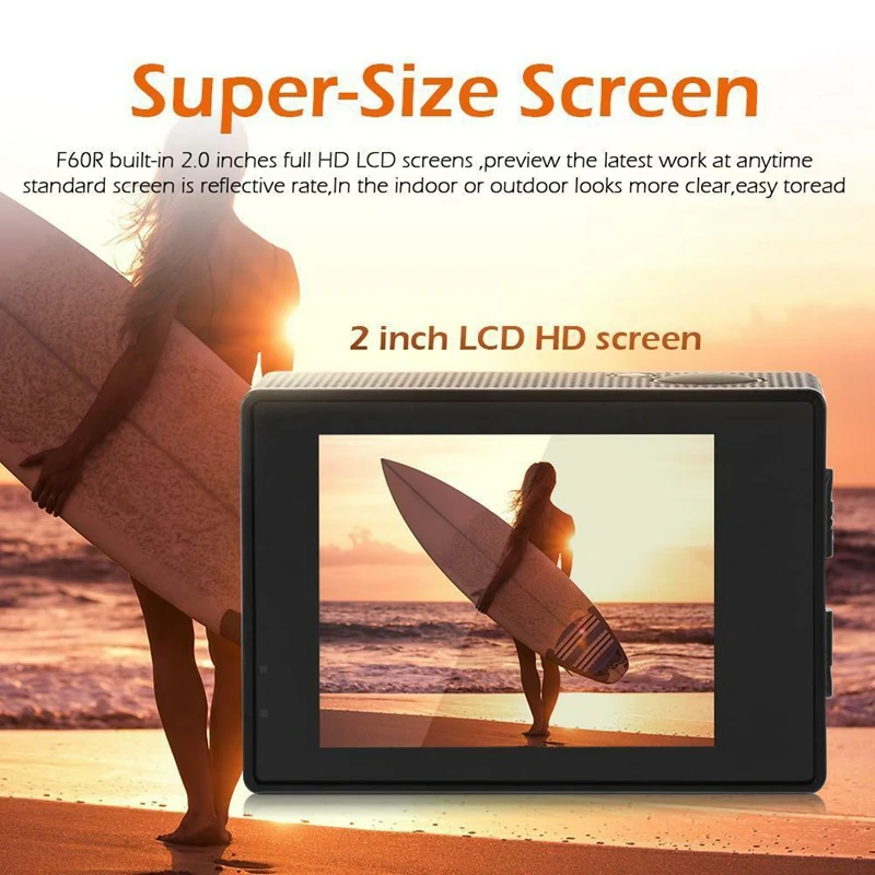 Экшн-камера Baofeng с микрофоном 4K Wi-Fi 1080P Hd 16 МП | Электроника