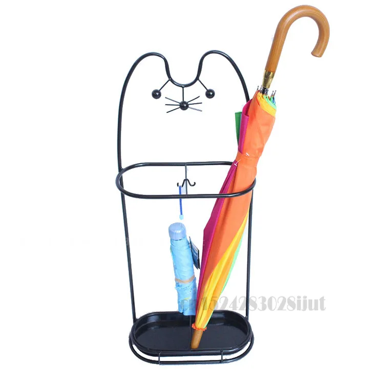 Железный художественный домашний зонт подставка напольный креативный складной