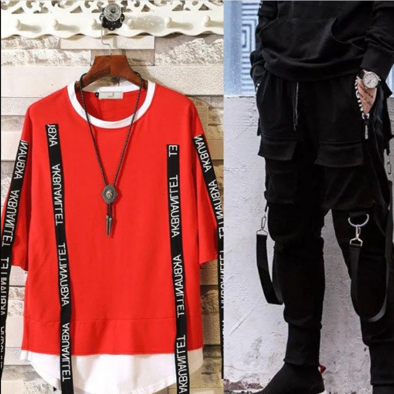 Мужской спортивный костюм из двух предметов свитшот с длинным рукавом и