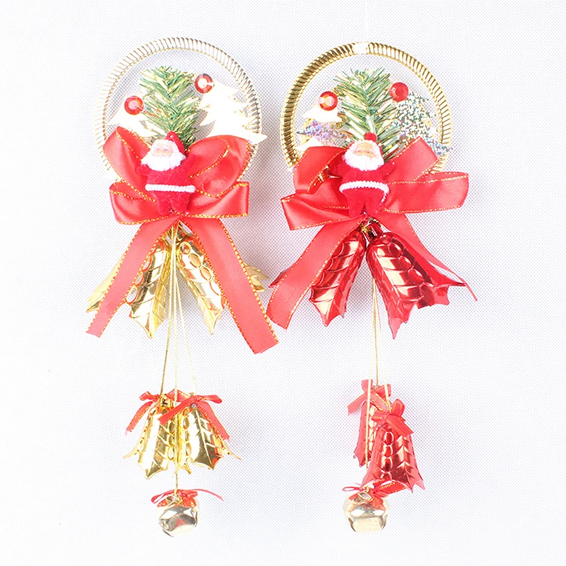 

Merry Christmas Tree Decoration Xams Santa Claus Bell Pendant Ornament Christmas Holiday Family Party Gifts