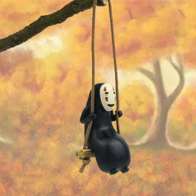 

Милая аниме фигурка человека без лица, модель, «сделай сам», садоводство, пейзаж, кукла, игрушечный автомобиль, кулон для детей, подарки на де...