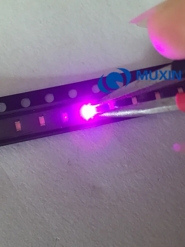 200 шт. SMD чип 0603 (1608) светодиодный диодный розовый SMT шарик 20 мА лампа Чип светильник