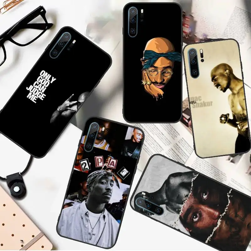 

Rapper 2Pac Tupac Shakur Phone Case For Huawei honor Mate 10 20 30 40 i 9 8 pro x Lite P smart 2019 nova 5t