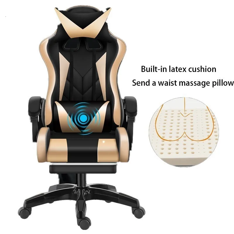 Высокое качество Esports Boss Gamer офисное игровое кресло может лежать массаж