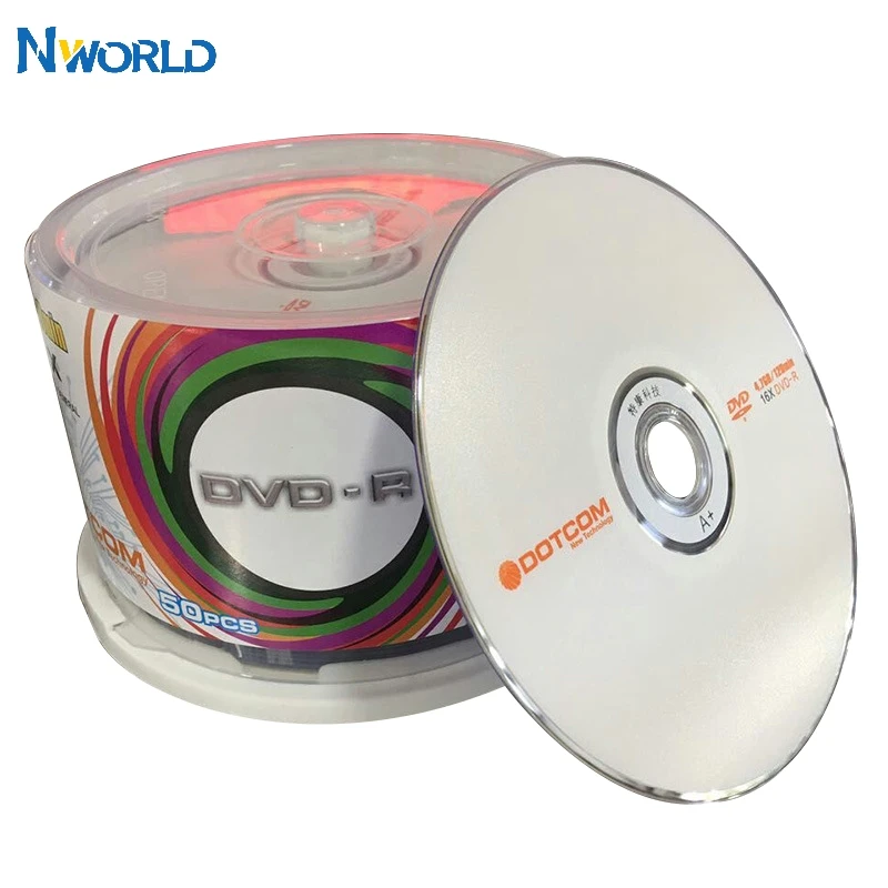 Диски для DVD 50 шт. в партии пустые диски 4 7 ГБ 16 компактные записи после хранения