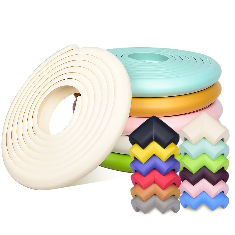 Protectores de esquinas de seguridad para ni&ntilde;os, cinta de seguridad para las, Protector de esquinas de seguridad para beb&eacute;s, protecci&oacute;n de &aacute;ngulo de los muebles, 2M-0