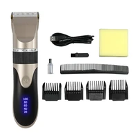 professional hair trimmer digital usb rechargeable hair clipper for men haircut ceramic blade razor hair cutter barber machine