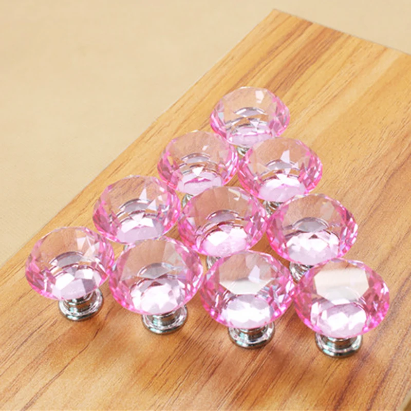 Синий скандинавский Хрустальный шкаф ручки круглый ящик и Шкаф Тянет мебельное