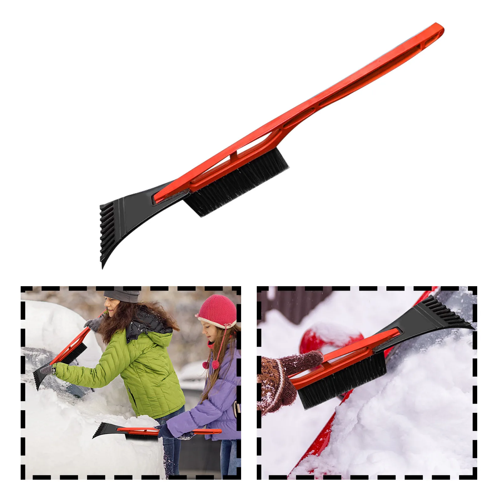 

Snow Brush And Detachable Ice Scraper With Ergonomic Foam Grip For Cars Auto Snowbrush With Ice Scraper Snow Brush For Winter
