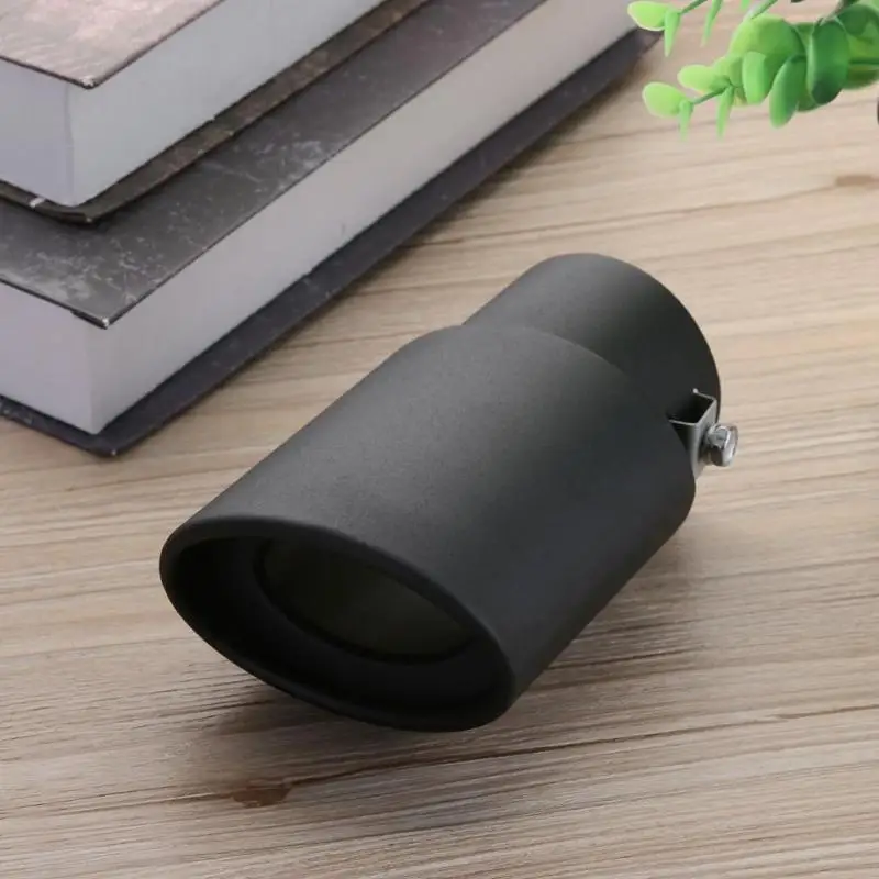 Универсальный Автомобильный задний автомобильный глушитель наконечник 58 мм из