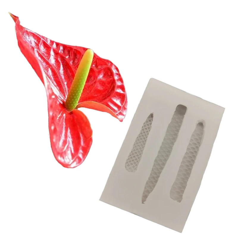 Форма Anthurium Spadix для изготовления шоколадных изделий инструменты выпечки тортов