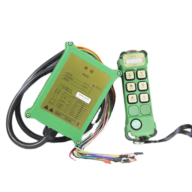 

6 Channel wireless industrial remote control 24vdc
