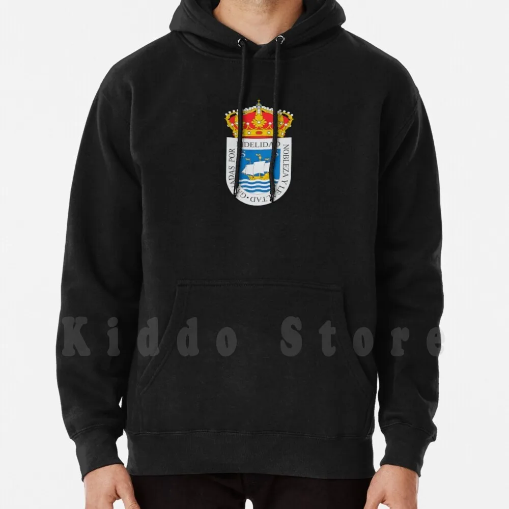 

Coat Of Arms Of San , Spain Hoodie Long Sleeve Donostia San Euskadi Euzkadi Basque Country Basque Vasco Bizcaya