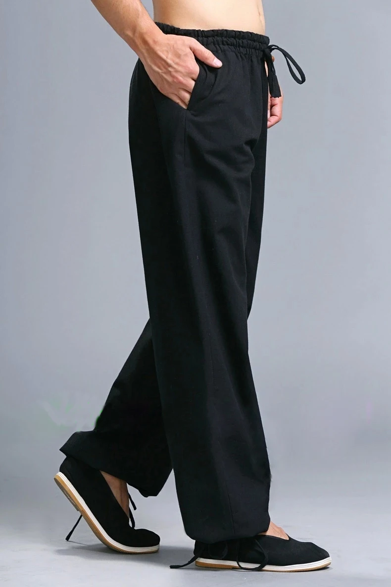 8 видов цветов высокого качества от грубого хлопка боевых искусств брюки ушу кунг