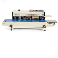 led temperature control digital display sealing machine automatic fr 900 type film machine continuous sealing machine 120w
