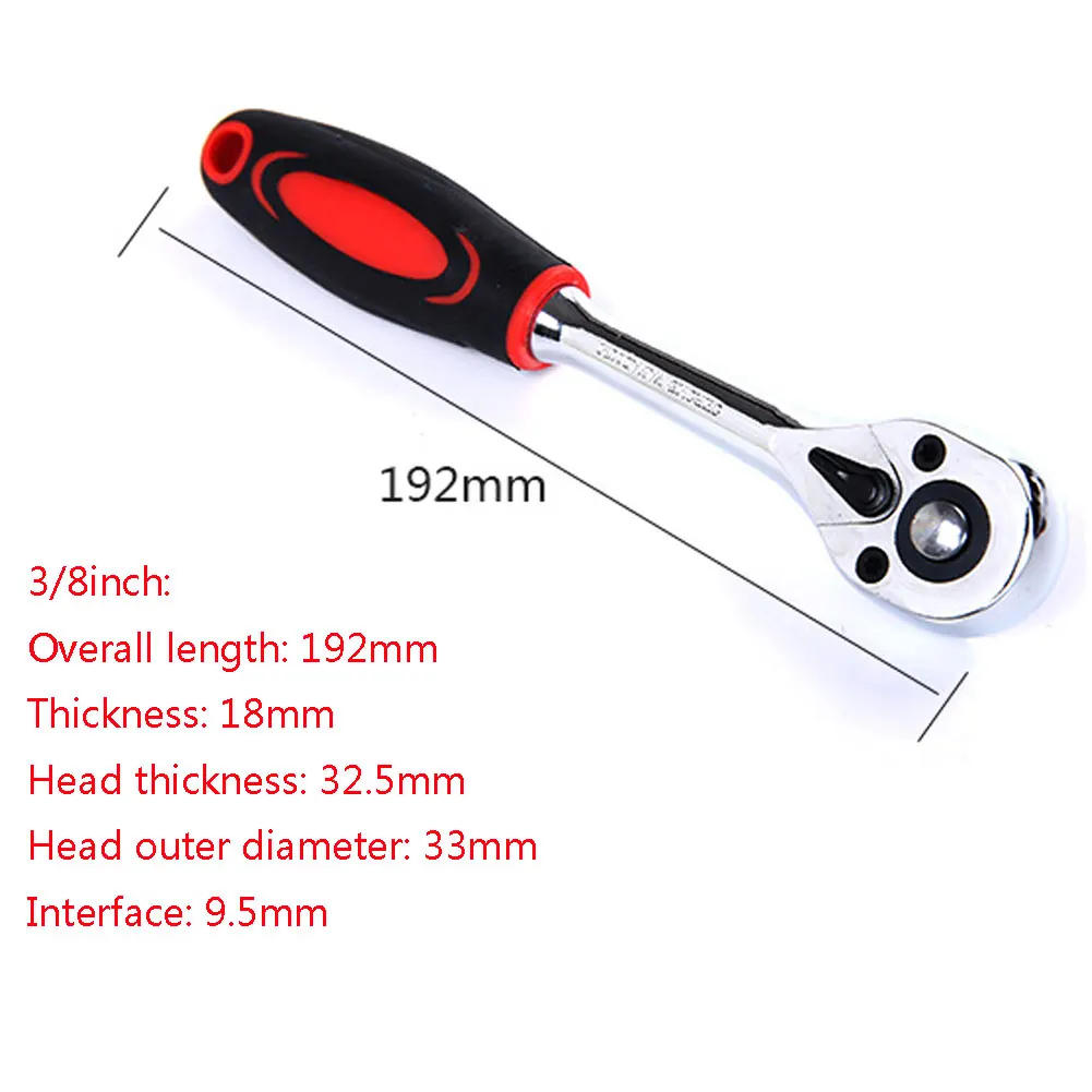 

1/4\\\\\\\" 1/2\\\\\\\" 3/8\\\\\\\" Drive Quick Release Ratchet Socket Wrench Hand Repairing Tool Auto Release Button