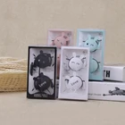 Мультяшные подвесные наушники, Универсальные наушники для компьютера и телефона, проводные наушники с мультяшным Кроликом, наушники