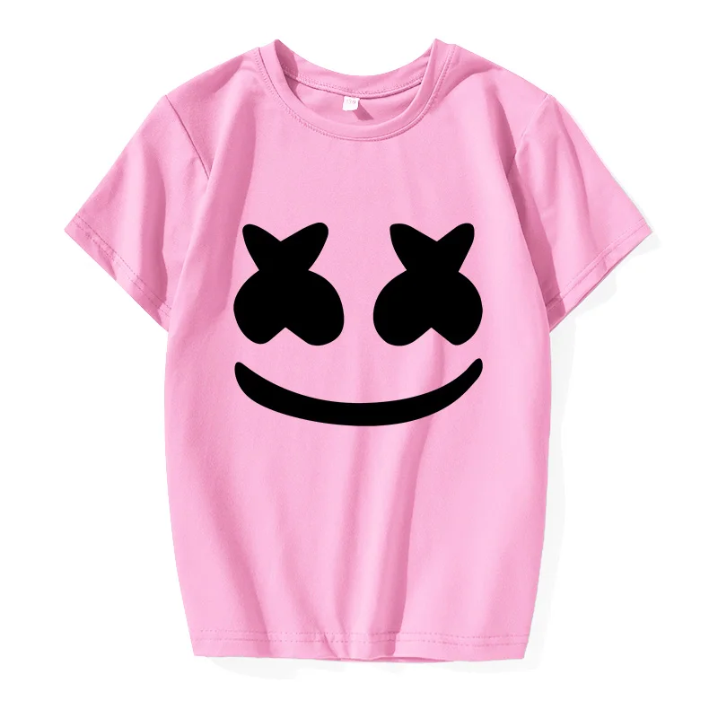 

Summer New Fashion 3D Men and Women Cartoon Cute Expression Street Short-sleeved Casual Loose T-shirt