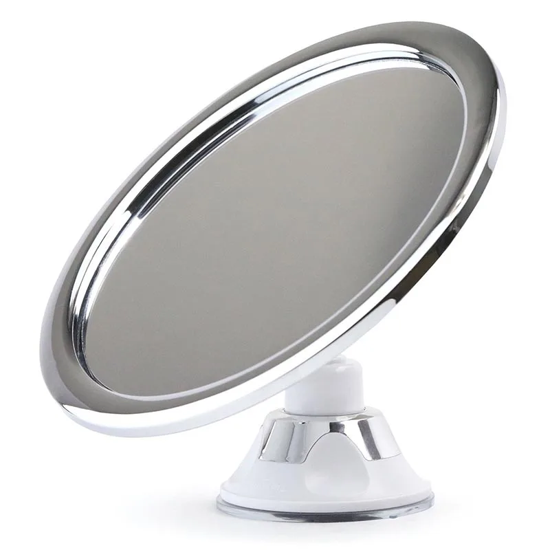 

Fogless Makeup Mirror With Holder Suction Cup 360 Rotation Shower Shave Mirrors RT88