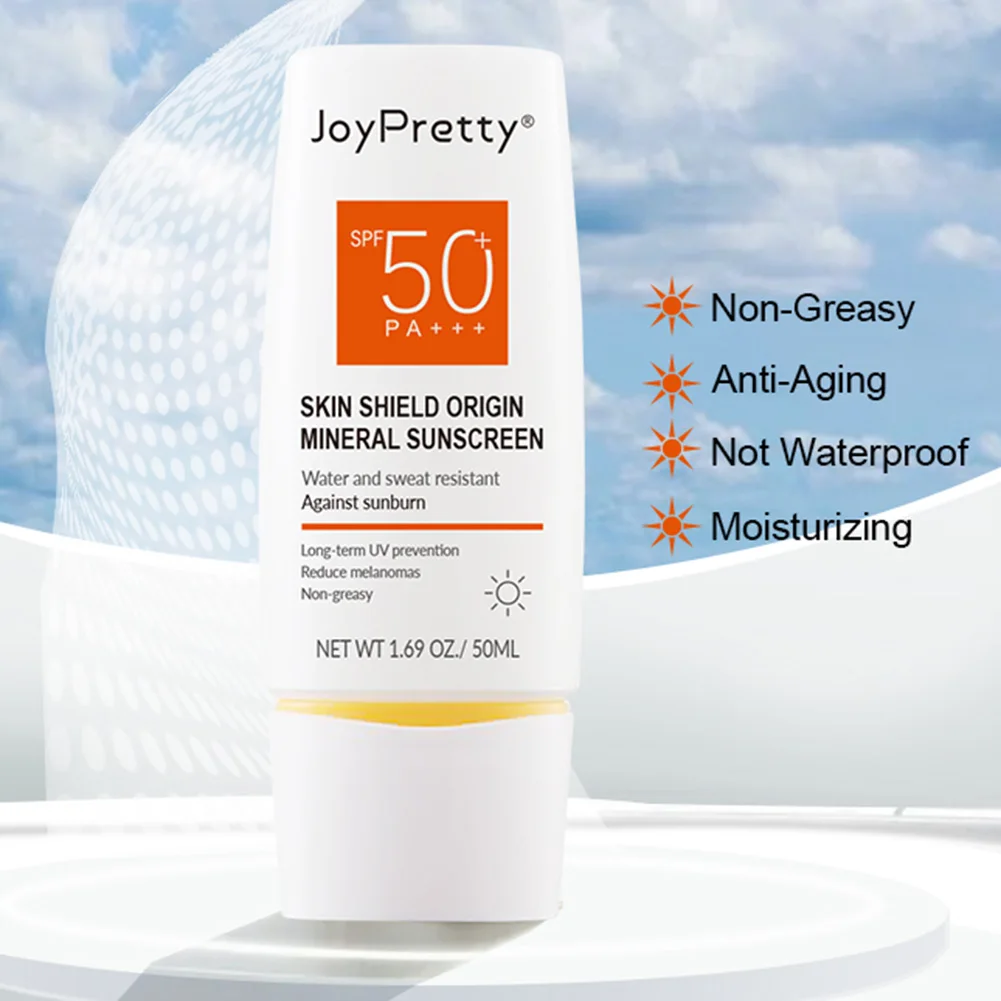 JoyPretty Sunscreen Lotion for Face & Body UVA UVB Protection Waterproof Non-Greasy Moisturizing Cream Shipping | Красота и