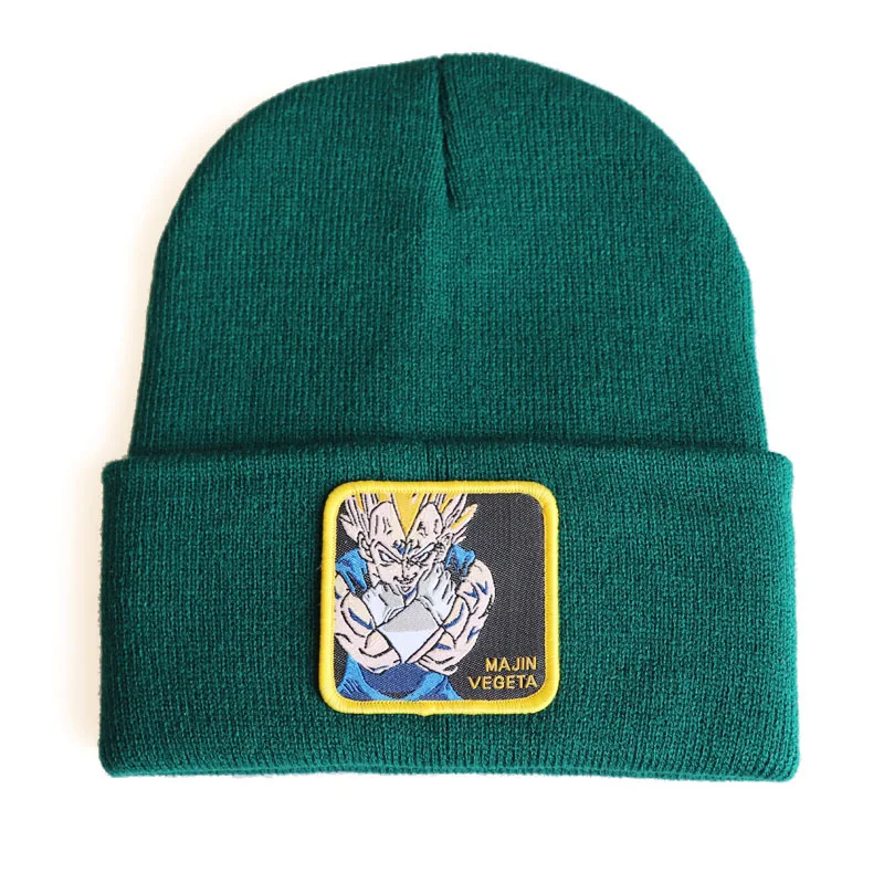 Majin Vegeta Beanies шапка для мужчин женщин Dragon Ball Z вязанная шапка с вышивкой хип хоп шапка