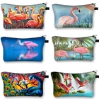 Модная косметичка для женщин, водонепроницаемая косметичка с фламинго, лебедем, дорожный органайзер, наборы туалетных принадлежностей, портативные косметички, косметолога