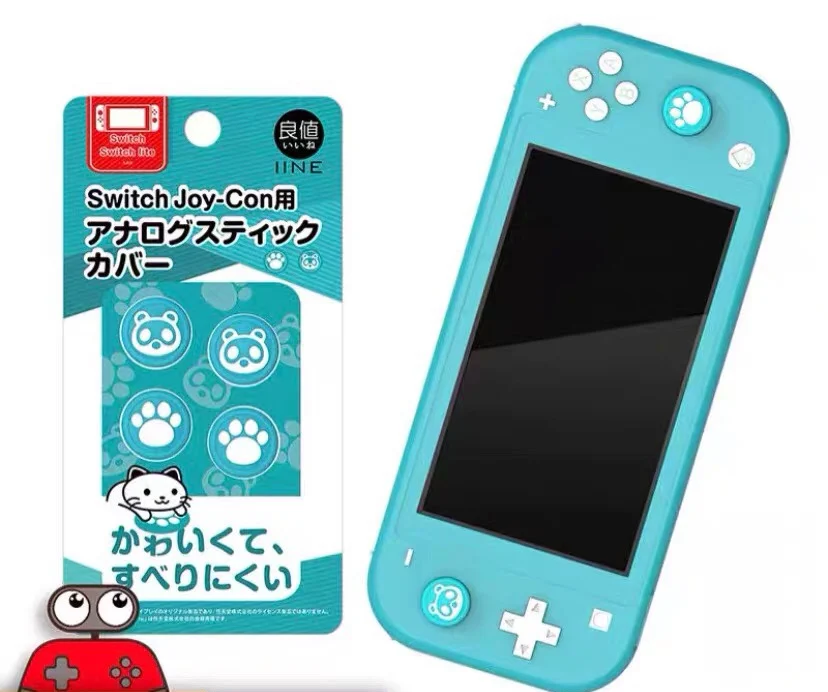 Фирменная Новинка TN-828 Животные пересечения силиконовый Joycon Кепки для Nintendo Switch