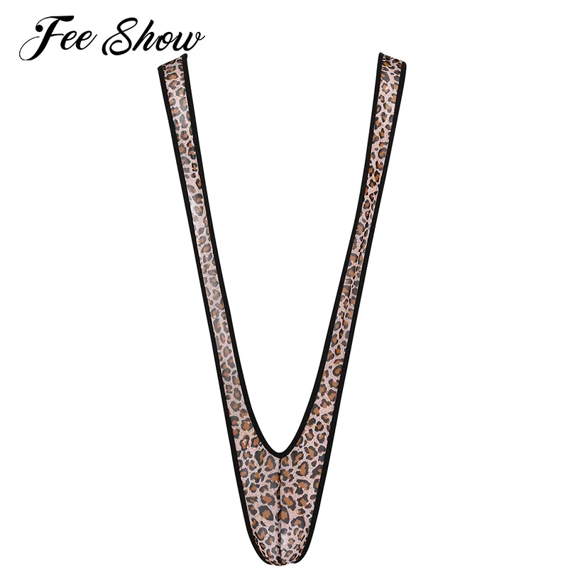 Цельный купальник мужские Манкини стринги эластичный V-образный открытый