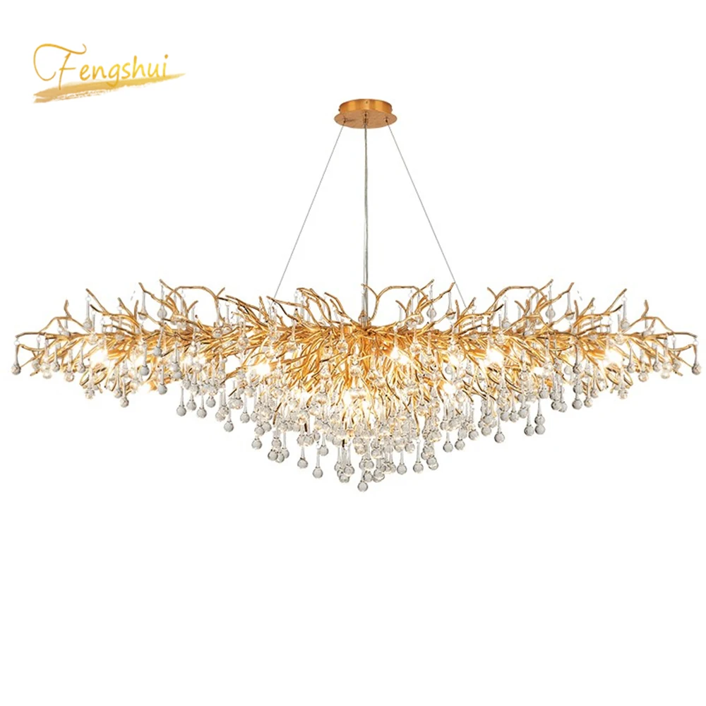 

Postmodern Crystal Led Chandelier Luxury Chandelier Restaurant Lamp Villa Hall Living Room Bedroom Hotel Indoor Lighting Lustre