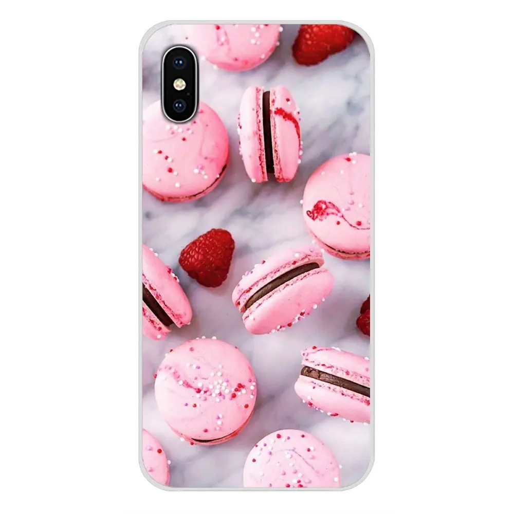 Торт Макарон аксессуары Чехлы для телефона Xiao mi 4 5 5s 6 A1 A2 5X6X8 9 Lite SE Pro Max Mix 2 3 2S |