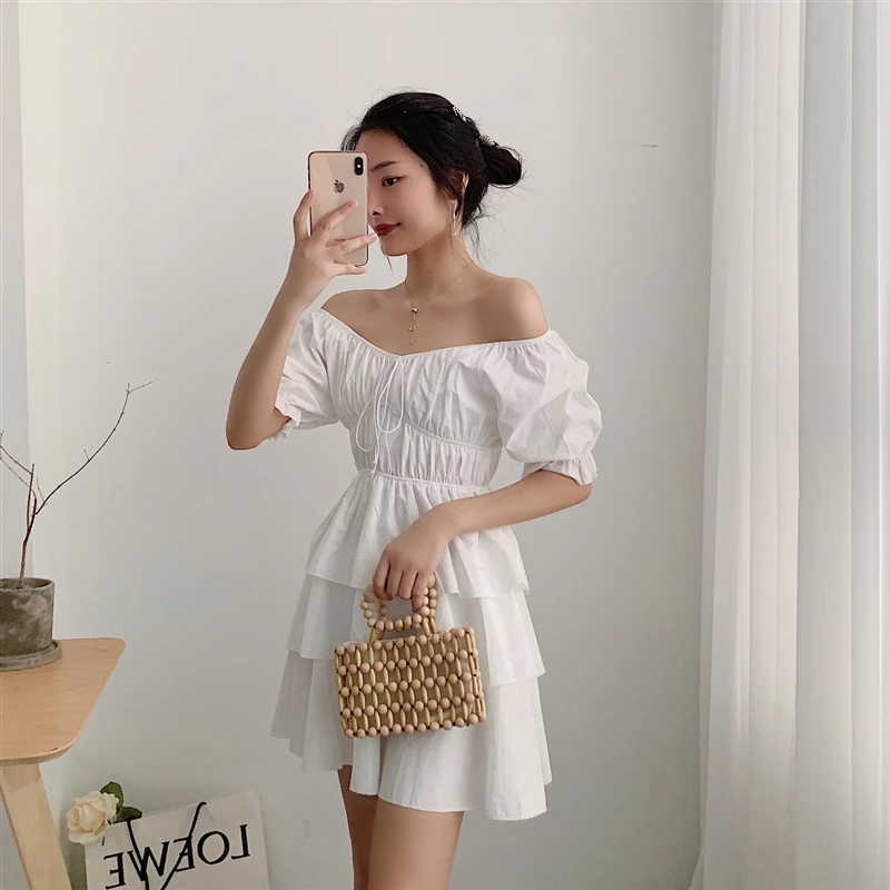 2019 корейское популярное платье феи осеннее праздничное женское женская одежда