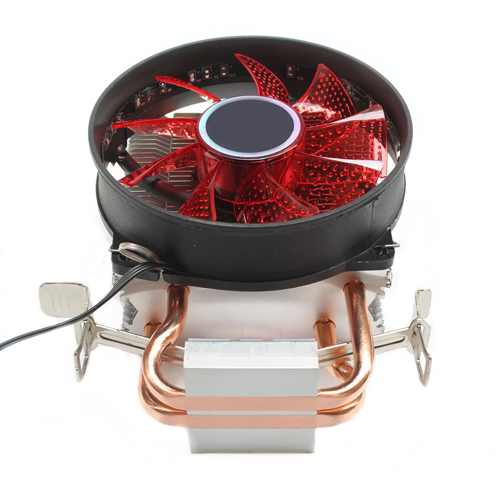 

CPU Cooler Fan Heat Sink Cooling Fan Heatpipes Heatsink With RGB LED Light For AMD For Intel CPU Pure Copper 775cpu Radiator