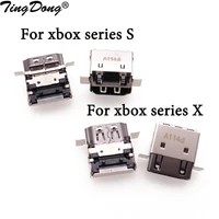 tingdong 2pcs repair part for xbox series x s console hdmi compatible port interface socket connector jack for x sx ss