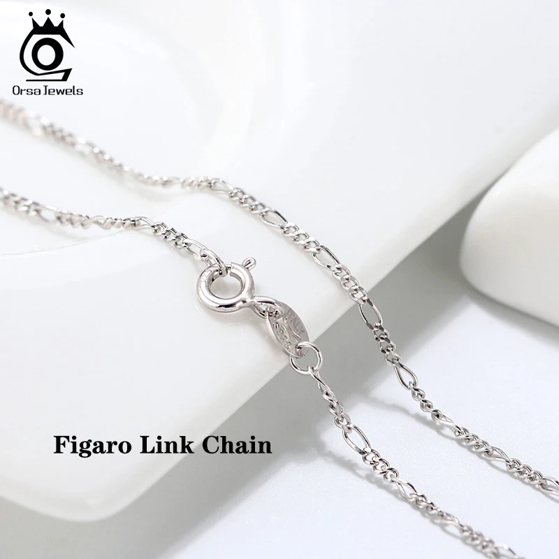 Ожерелье ORSA JEWELS для женщин ожерелье из серебра 925 пробы с цепочкой длиной 1 мм