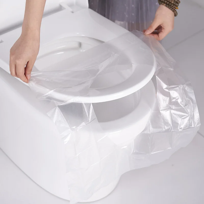 

Disposable Toilet Seat Cover Portable Waterproof Universal Toilet Mat Travel Antibacterial Toilet Seat Pad Bathroom Accessories