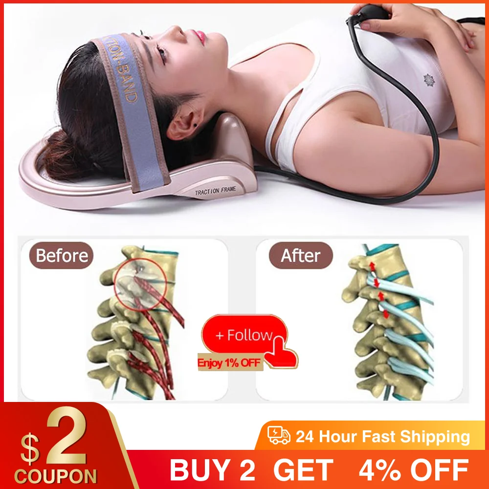 Шейный насос для шеи воздушный коррекции позвоночника расслабляющий массажер