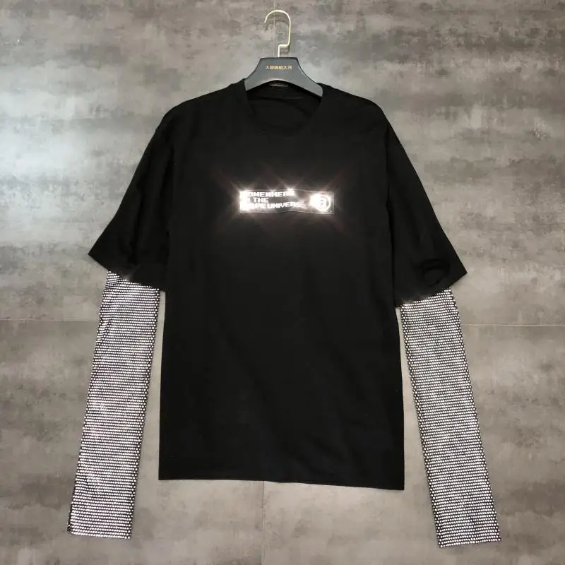 Женская футболка с длинным рукавом со съемными буквами | одежда