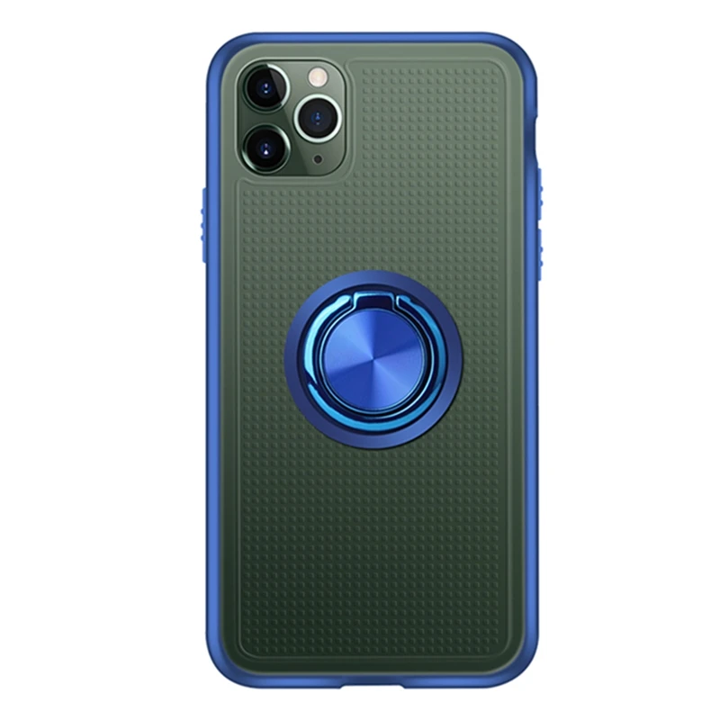 Bapphire Blue Противоударный чехол OTAO с магнитным кольцом для iphone XS MAX XR X 8 7 6 6S Plus, жесткая задняя крышка для iphone 11 Pro MAX, чехол s Coque - Цвет: Bapphire Blue