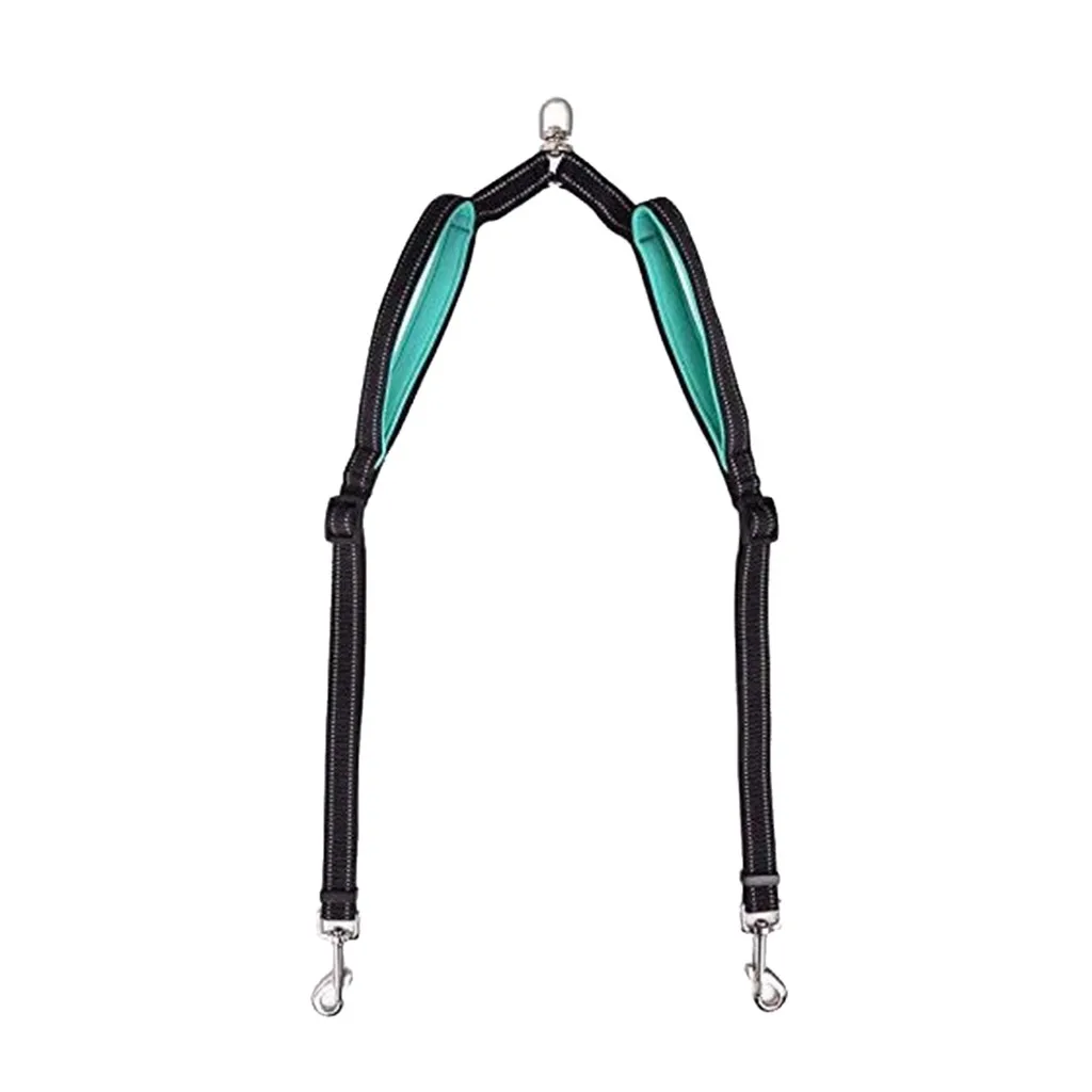 

2021 Dog Leash Double Leashes Running Walking Traction Rope Hand Free Reflective Adjustable Leashs For small Medium Large Dog