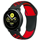 Ремешок силиконовый для Samsung Galaxy watch Gear s3 46 мм42 ммActive 2 40 мм 44 мм, браслет для смарт-часов correa Huawei GT22EPro