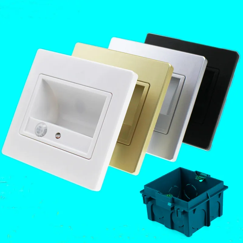 Светодиодный настенный ночник с пассивным ИК датчиком движения умсветильник