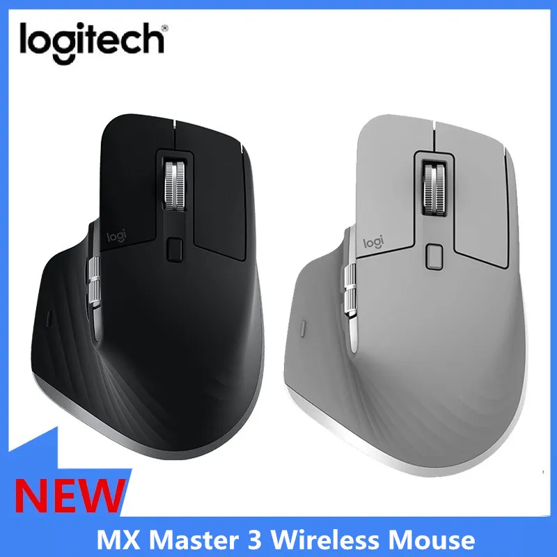 Оригинальный Logitech MX Master 3 Беспроводной Bluetooth Мышь офисные с 2 4G приемник мульти