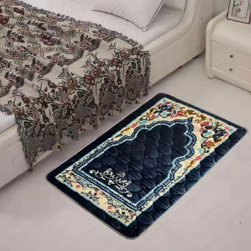 blue9 75x120 см мусульманский коврик для молитвы напольный коврик садовый паломничества большие ковры для гостиной, для дома, гостиной Спальня прикроватный Прямоугольный Коврик - Цвет: blue9