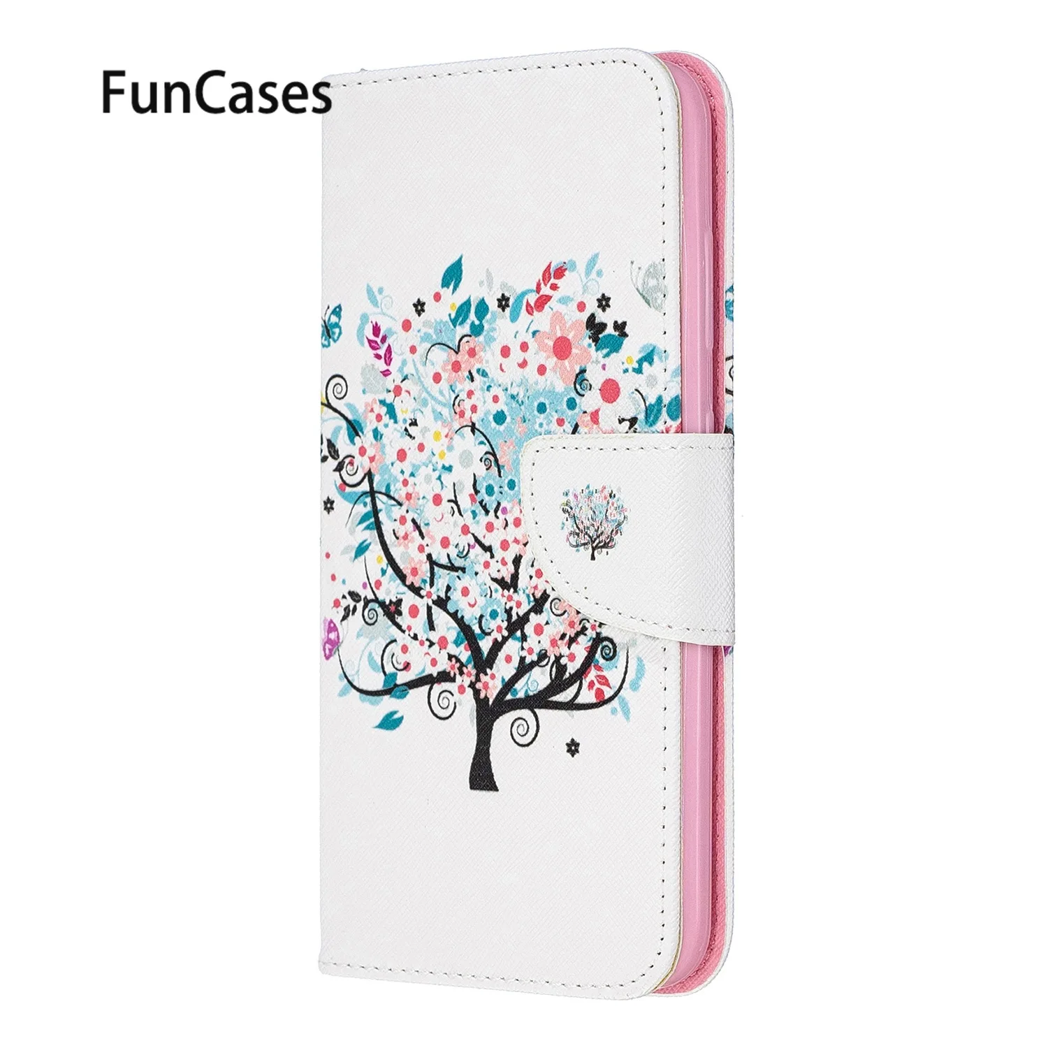 Чехол книжка из искусственной кожи с узором для аксессуаров Nokia 3 2 матовый чехол