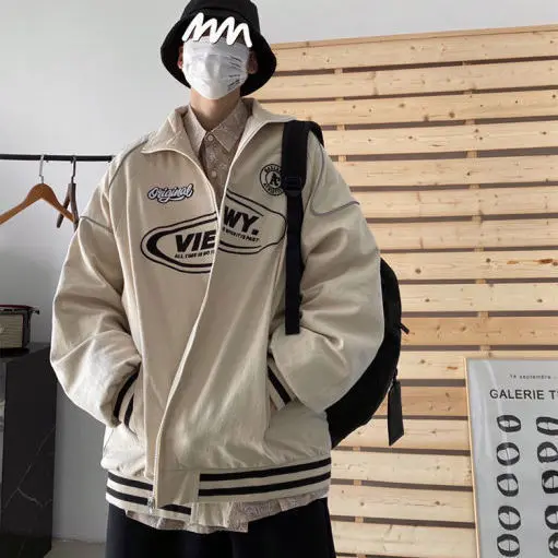 

Spring and autumn Baseball Jacket men's and women's trend handsome loose 2021 new student men's jacket