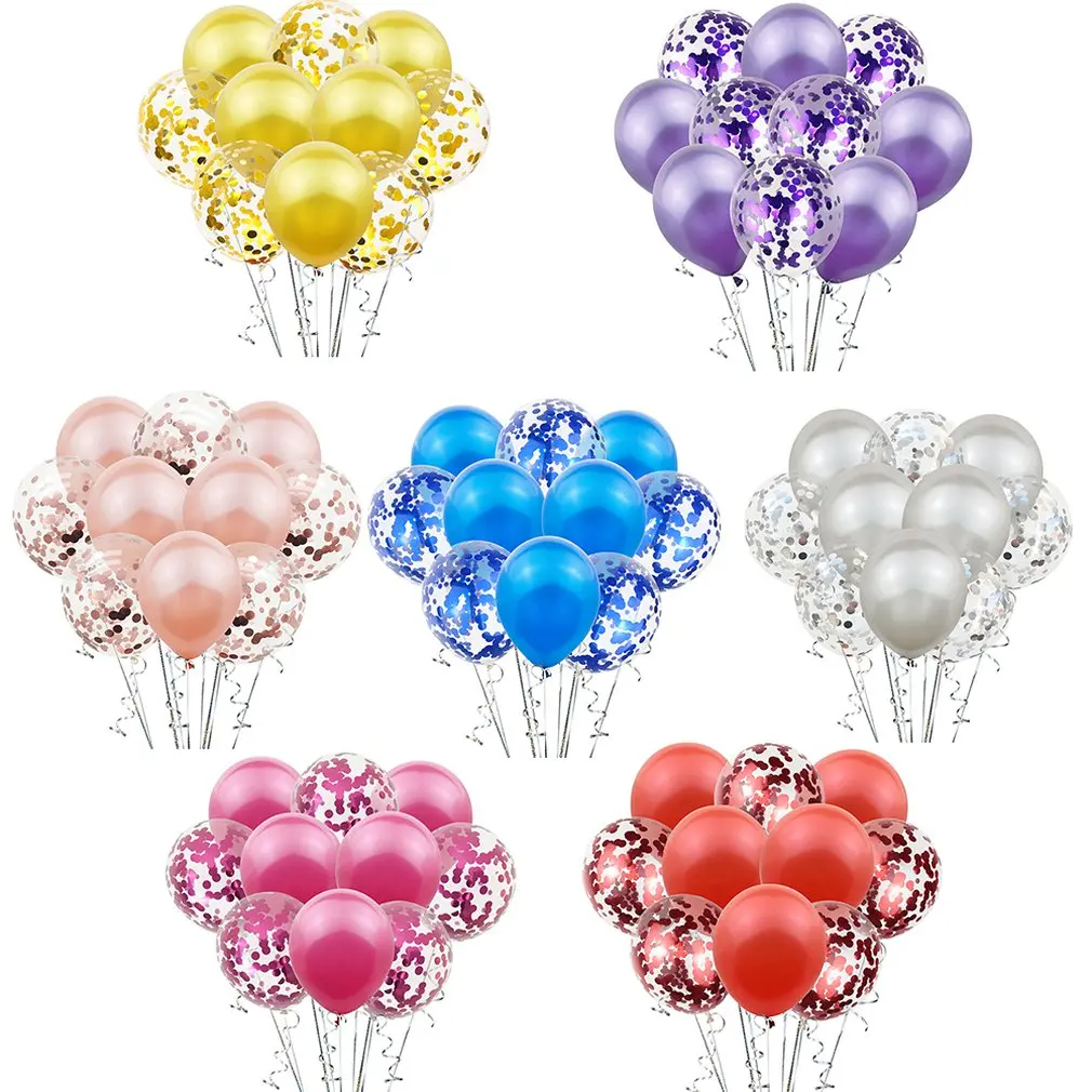 Beautiful 30PCS/SET 12 Inch Latex Confetti Balloons DIY Romantic Wedding Engagement Party Events Decoration | Игрушки и хобби
