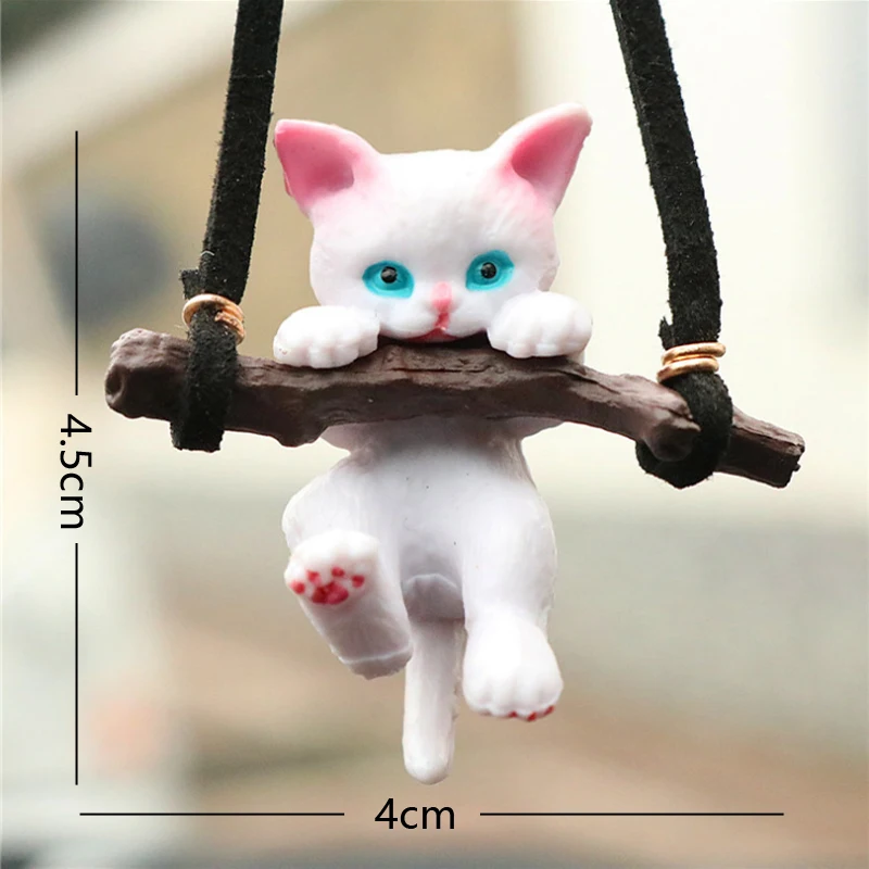 

Anime Car Accessories Faceless Male Cat Magic Girl Pendant Auto Rearview Mirror Pendant Birthday Gift Auto Decoraction Ornaments