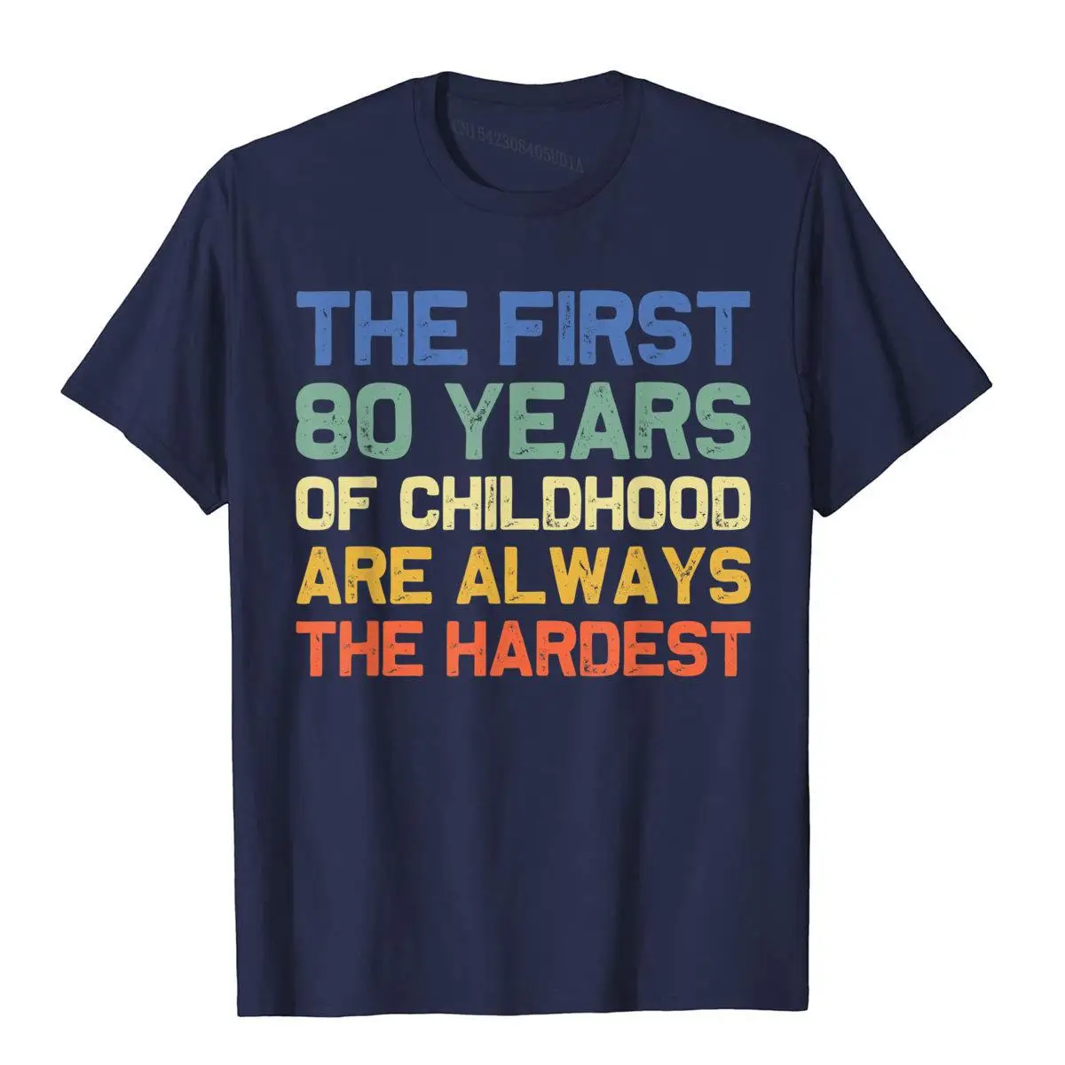 Футболка мужская с забавным дизайном хлопковая тенниска для праздника подарок